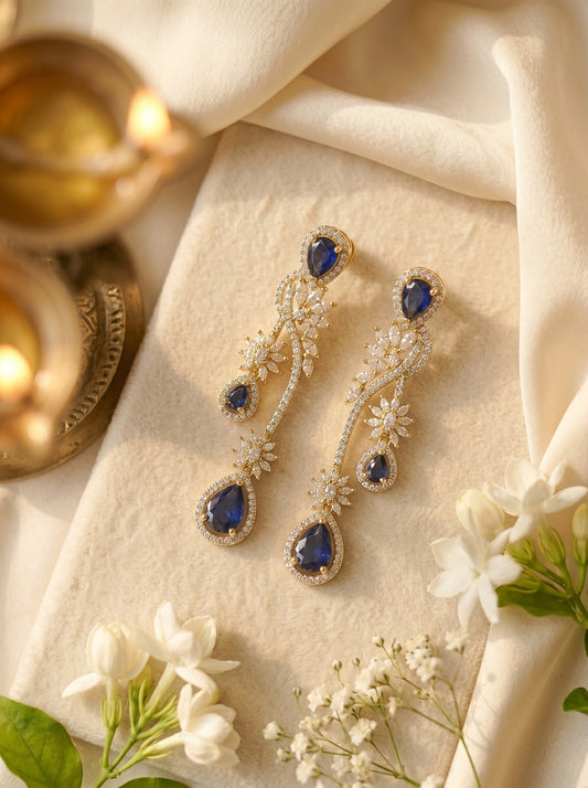 Anaya Floral Drop Necklace Set