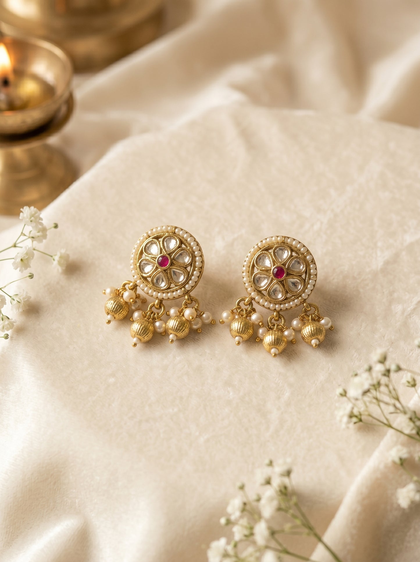 Charvi Antique Gold Statement Set