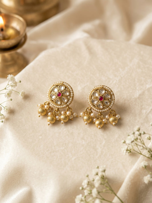 Charvi Antique Gold Statement Set