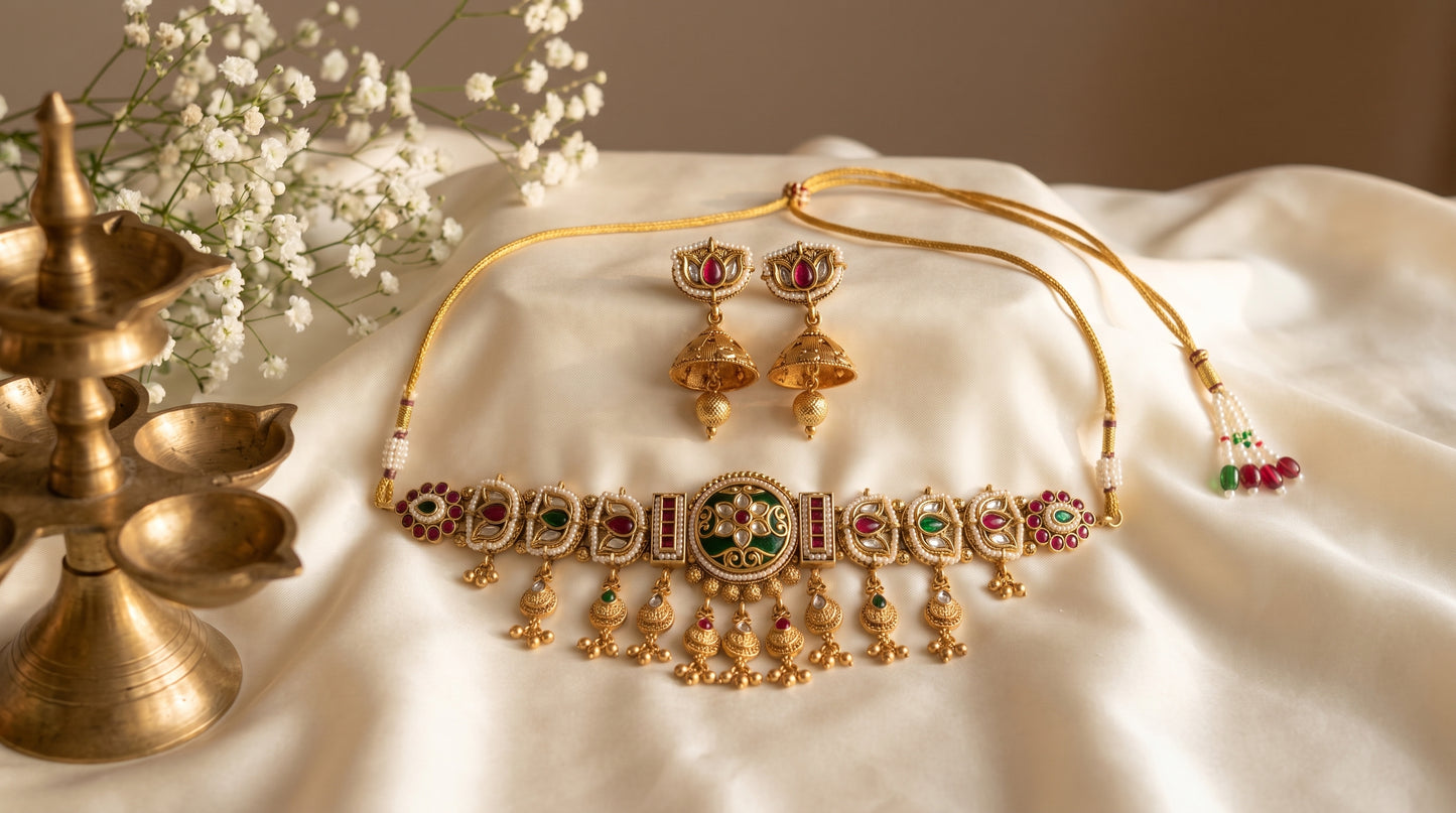 Nayantara Antique Choker Set