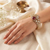 Aaradhya Pink Polki Heritage Kada