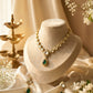 Vrinda Golden  Polki Necklace Set