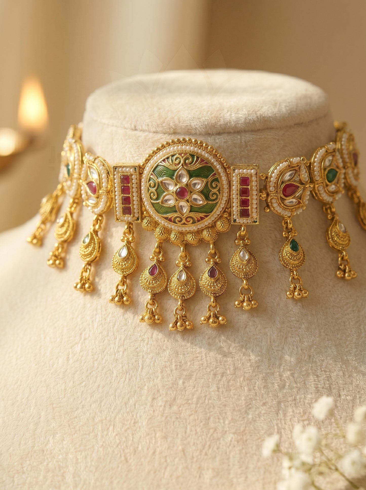 Nayantara Antique Choker Set