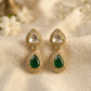 Vrinda Golden  Polki Necklace Set