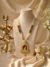 Radha-Krishna Temple Pendant Set
