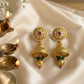 Radha-Krishna Temple Pendant Set