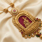 Radha-Krishna Temple Pendant Set
