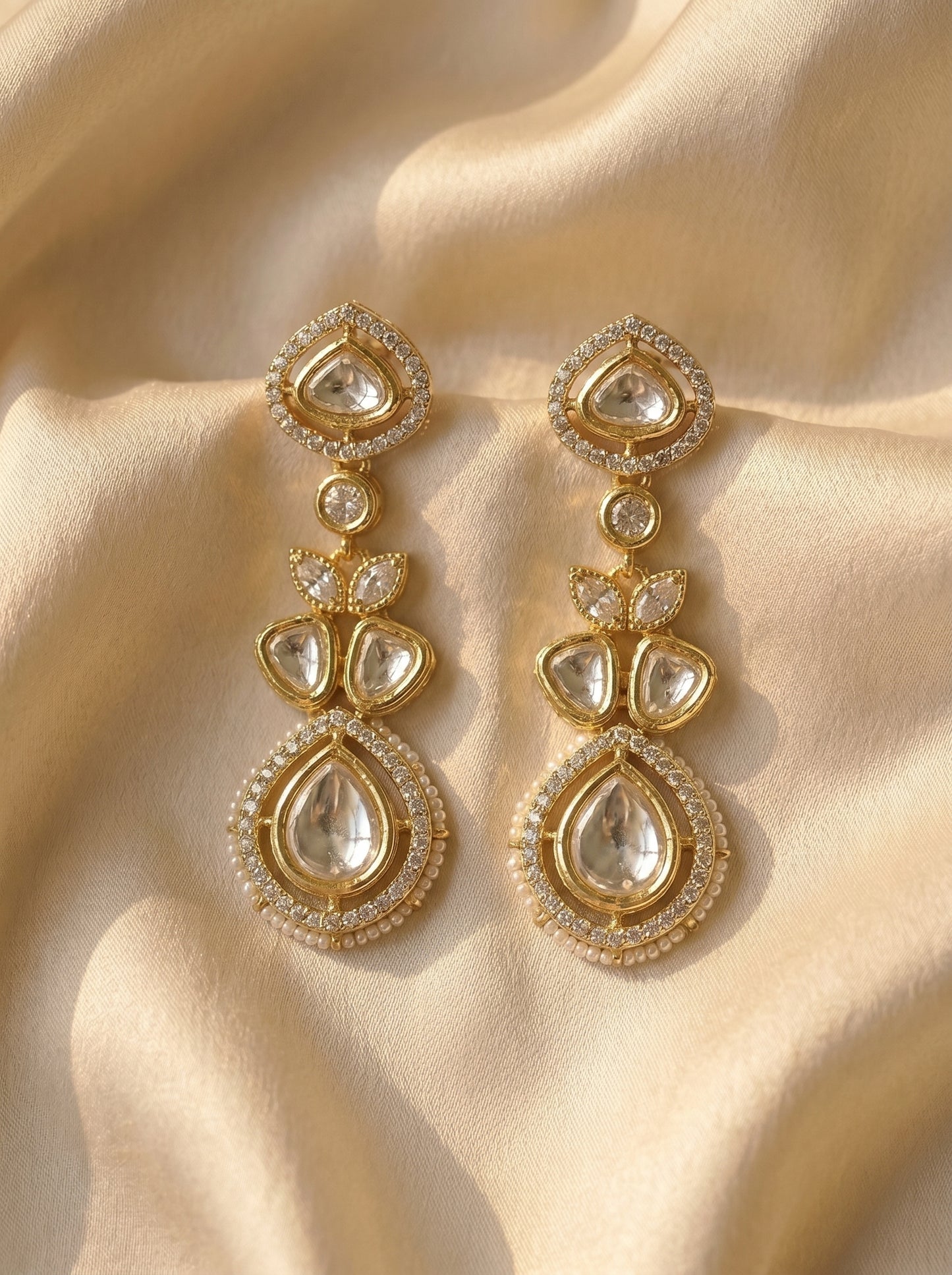 Kalyani Double-Strand Moissanite Necklace Set