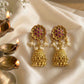 Vasundhara Ruby Pearl Long Necklace Set