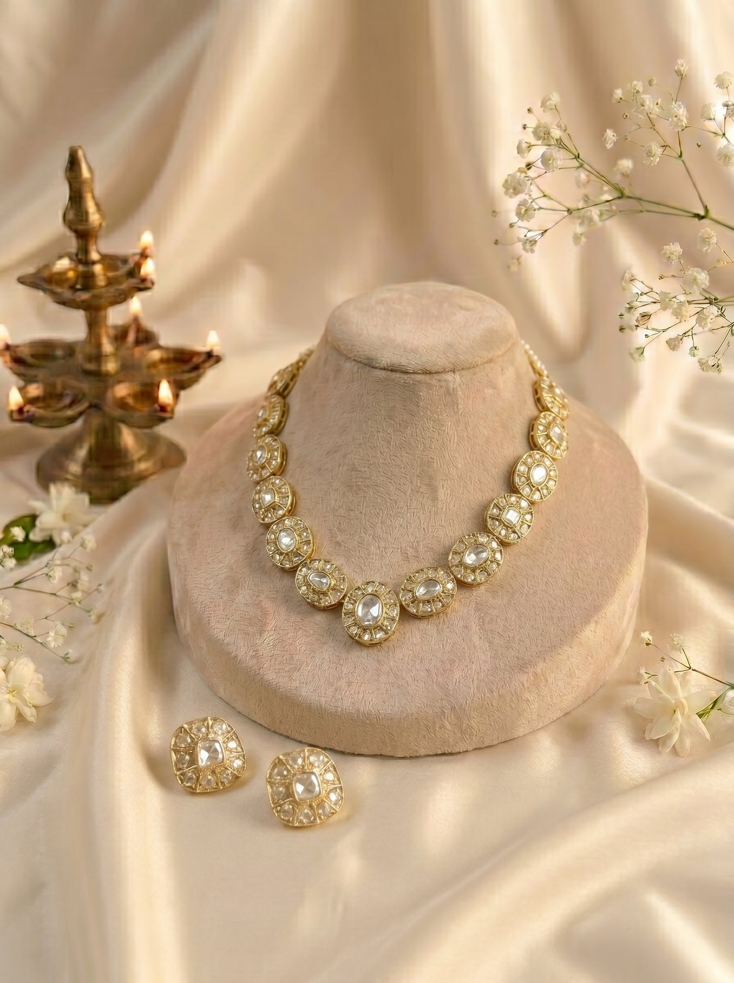 Suhani Antique Polki Necklace Set