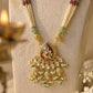Kavya Ruby Emerald Pendant Set