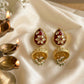 Kavya Ruby Emerald Pendant Set
