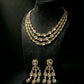 Samara Triple-Strand Polki Necklace Set