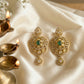 Rukmini Emerald Polki Choker Set
