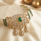 Rukmini Emerald Polki Choker Set
