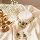 Tanvi Emerald Polki Choker Set