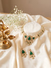 Tanvi Emerald Polki Choker Set