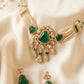 Tanvi Emerald Polki Choker Set