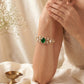 Aaradhya Emerald Polki Heritage Kada