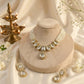 Mayura Pearl Polki Necklace Set