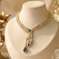 Anaya Floral Drop Necklace Set