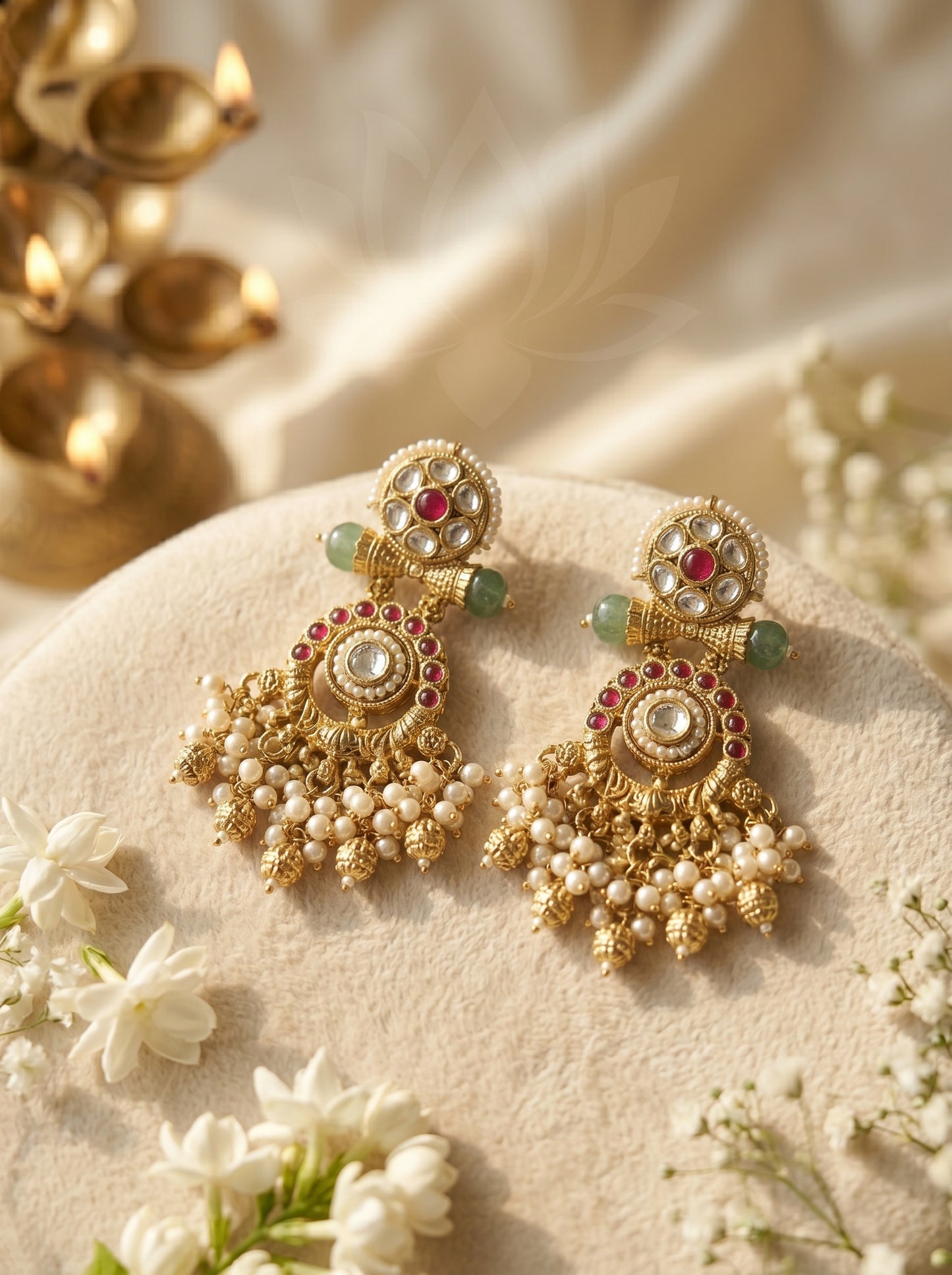 Suramya Heritage Kundan Necklace Set
