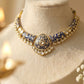 Jodha Sapphire Blue  Choker Set