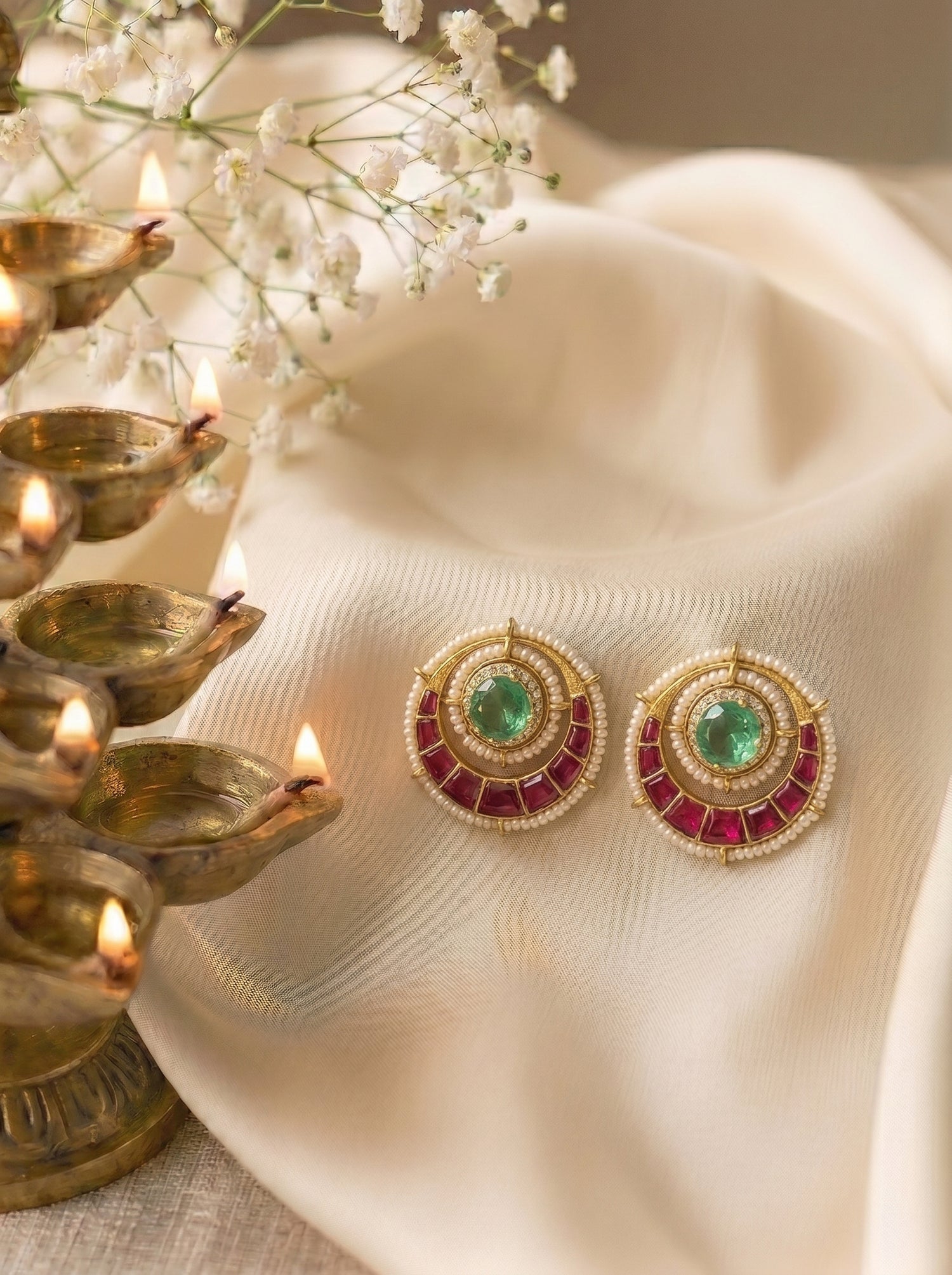 Meenakari Studs