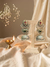 Rukmini Antique Silver Jhumki Earrings