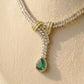 Kavya Emerald Vines Necklace Set