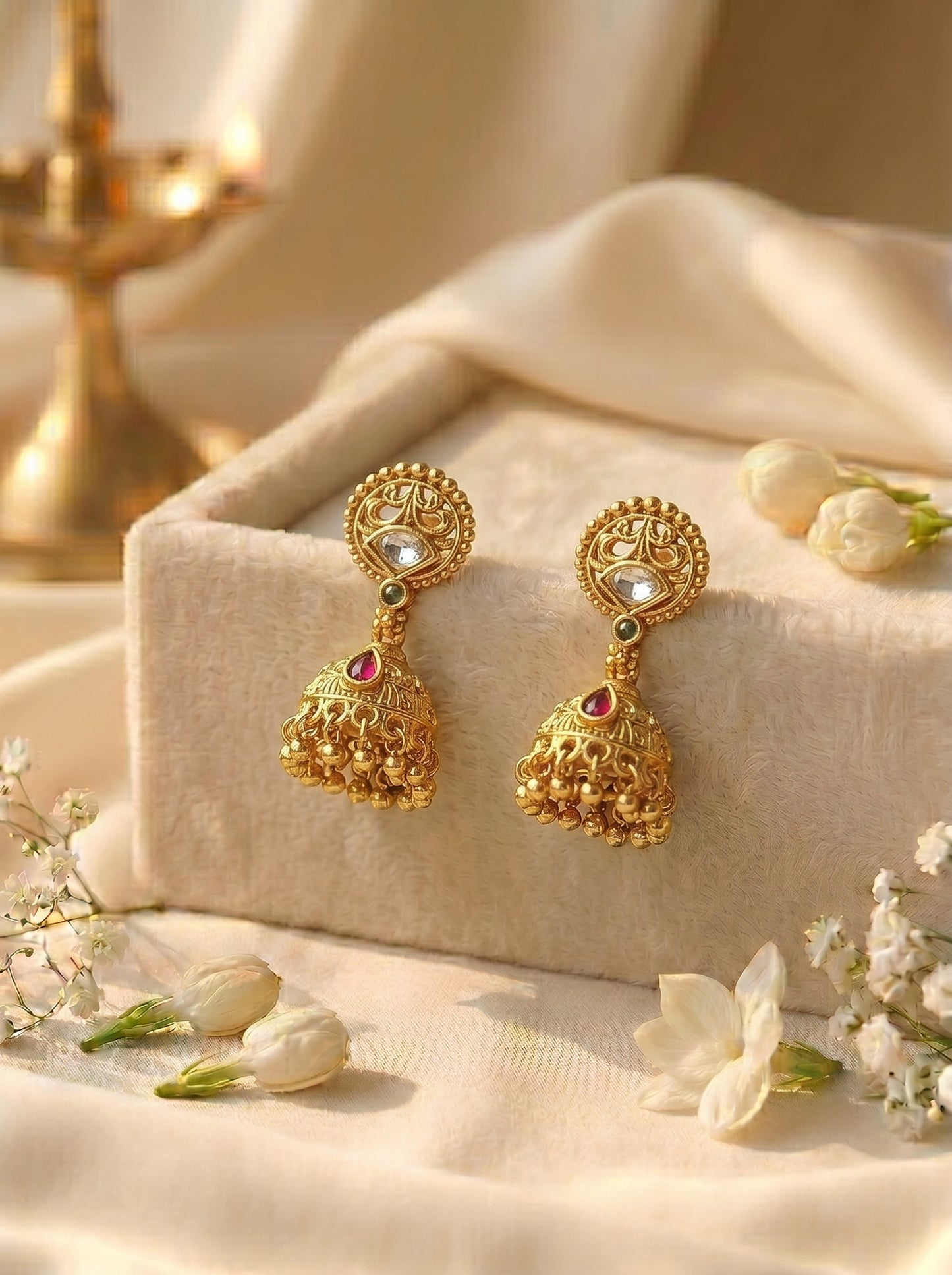 Vidya Pearl Polki Set