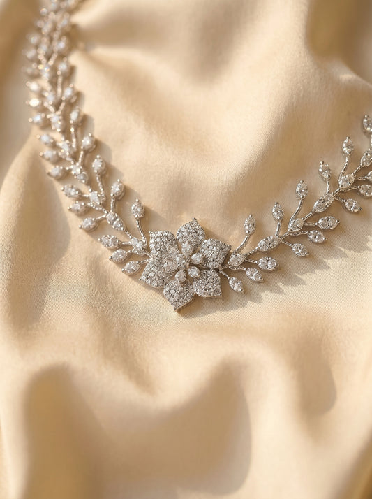 Ishani Floral Bloom Necklace Set