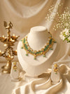 Saniya Emerald Bead Antique Choker Set