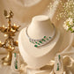 Naina Emerald Feather Hasli