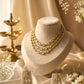 Samara Triple-Strand Polki Necklace Set