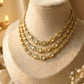 Samara Triple-Strand Polki Necklace Set