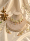Saanvi Pearl Kundan Choker Necklace Set