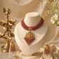 Rani Pink Temple Choker Set