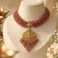 Rani Pink Temple Choker Set