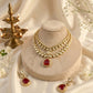 Divya Ruby Polki Necklace Set