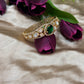 Aaradhya Emerald Polki Heritage Kada