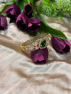 Aaradhya Emerald Polki Heritage Kada
