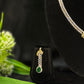 Kavya Emerald Vines AD Necklace Set