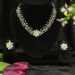 Ishani Floral Bloom AD Necklace Set