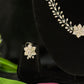 Ishani Floral Bloom AD Necklace Set