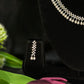 Meera Classic Diamond Drop AD Necklace Set
