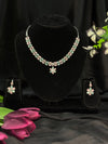 Prisha Pastel Blossom AD Necklace Set