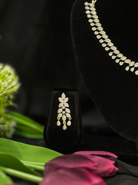 Tara Radiant Cascade AD Necklace Set