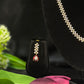 Aanya Radiance AD Necklace Set, comes with 5 colors (Ruby,emerald,navy blue,pastelgreen,pastel pink)
